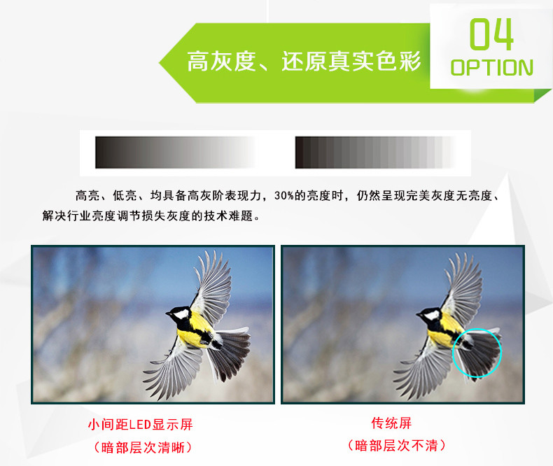 P1.25室內小間距高清全彩LED顯示屏優(yōu)勢4